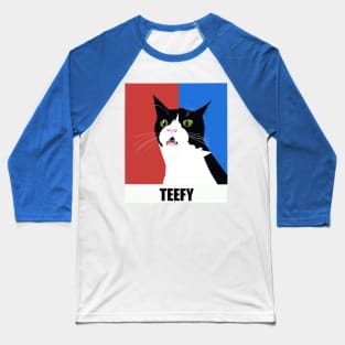 Teefy Cat Baseball T-Shirt